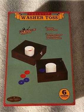 Tabletop Washer Toss Game